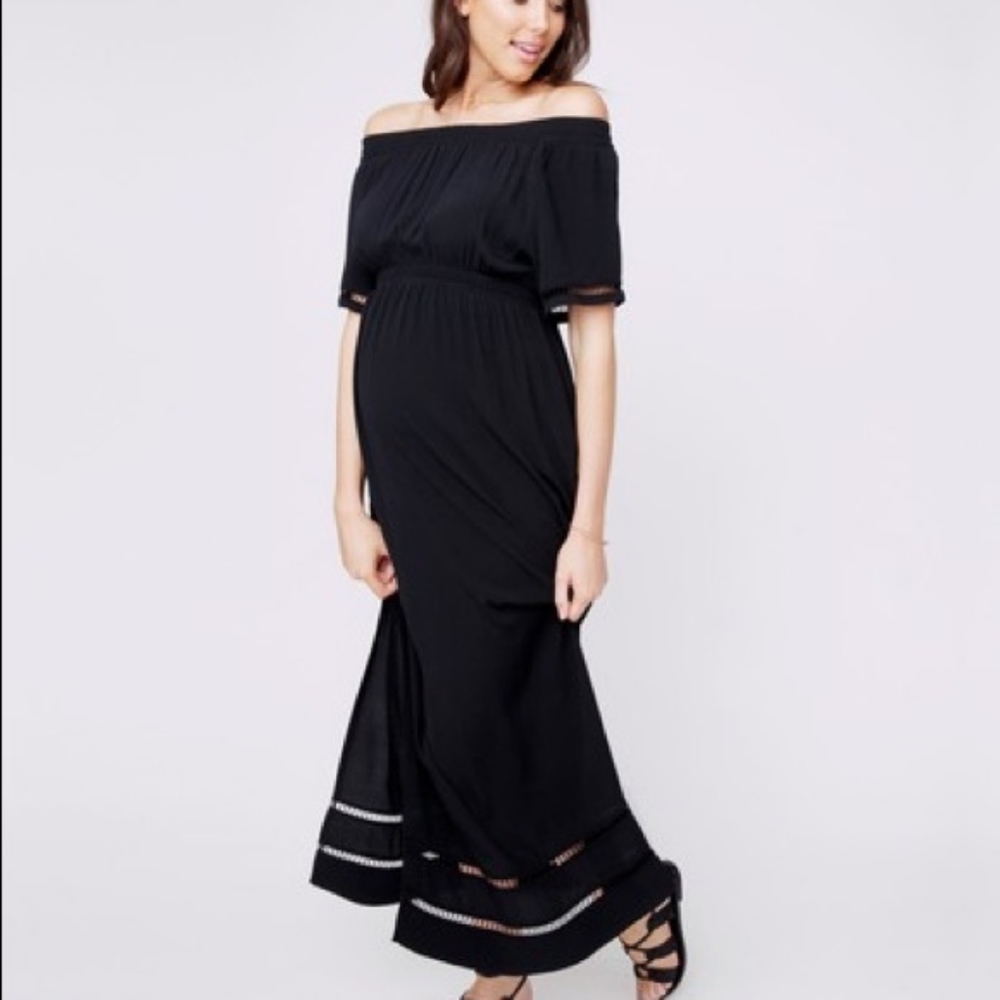 Ripe Off the Shoulder Maxi Dress Size Medium